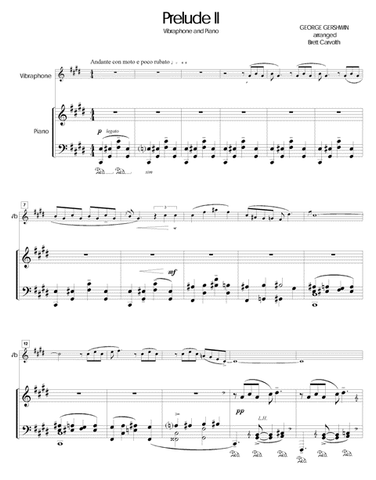 Prelude II (Solo Vibraphone with Piano)