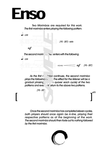 ENSO for Marimba Duo